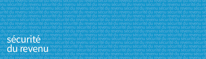 Sécurité du revenu Sécurité du revenu