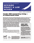 HIV/AIDS Policy and Law Review 11(2/3) December 2006