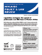 HIV/AIDS Policy and Law Review 12(2/3) December 2007