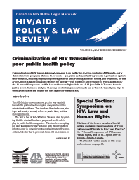 HIV/AIDS Policy & Law Review 14(2) December 2009