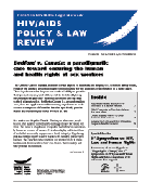 HIV/AIDS Policy & Law Review 15(3) October 2011