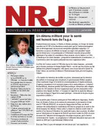 Nouvelles du Réseau juridique 30 - juillet 2008