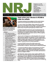 Nouvelles du Réseau juridique 32 - avril 2009