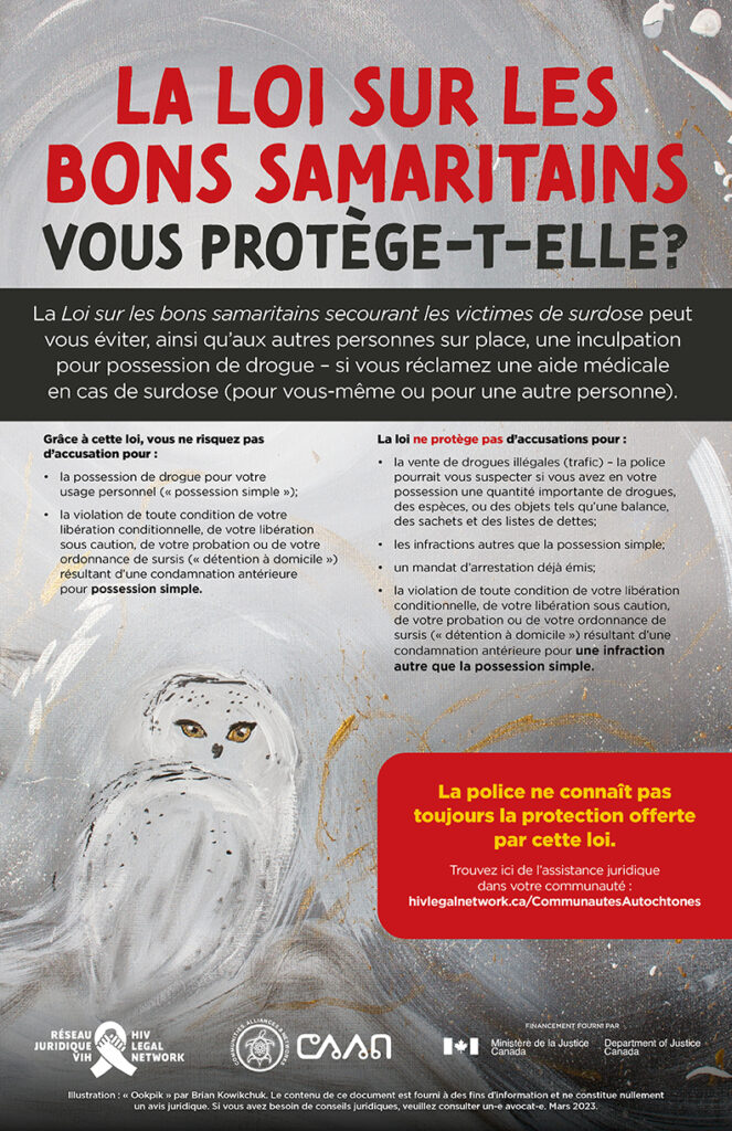 Version de l'affiche 2 : La loi sur les bons samaritains vous protège-t-elle ?